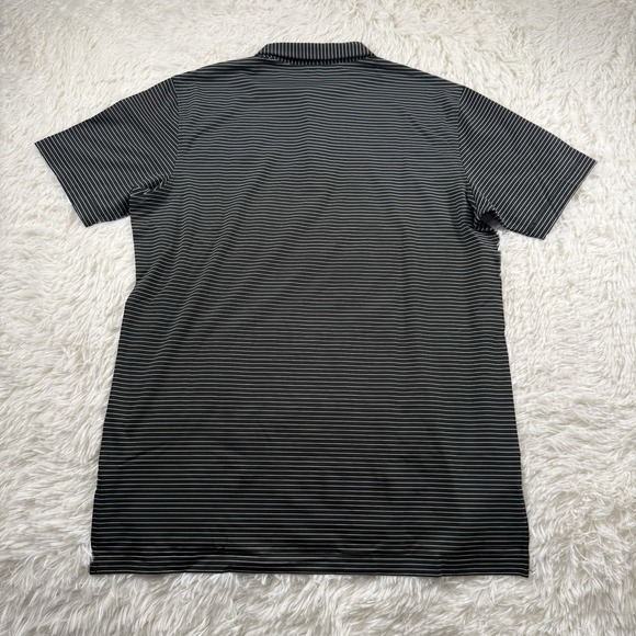 Vanderbilt Commodores x Peter Millar Shirt Mens Medium Striped Performance Golf - Picture 10 of 11